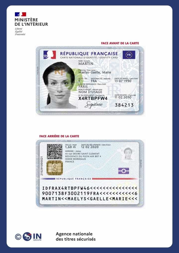 Nouvelle Carte D identit Fran aise ASFE Alliance Solidaire Des 